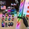 4FT + 8Pcs Rock Lights