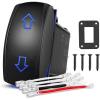 imageNilight 7 Pin Rocker Switch Jumper Wires Set for 7Pin Toggle OnOff Rocker Switch Wiring fot Automotive Polaris Ranger RZR ATV Console Switch Install 1 Set Switch Not IncludedARROWS 7PIN wpanel