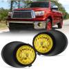 imageNilight Fog Light Assembly Compatible with 2007 2008 2009 2010 2011 2012 2013 Toyota Tundra 20082011 Toyota Sequoia wMetal Bumper Model Yellow Lens Driver and Passenger Side