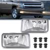 imageNilight Fog Light Assembly Compatible with 2019 2020 2021 2022 2023 Chevrolet Silverado 1500 20202023 Chevy Silverado 2500HD 3500HD Smoke Lens Driver and Passenger SideSilverado 20072013 Clear