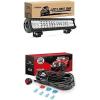 imageNilight LED Light Bar 17Inch 108W Spot Flood Combo Led Off Road Lights with 12V 16AWG Wiring Harness Kit2 Lead 2 Years Warranty