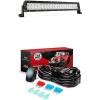 imageNilight LED Light Bar 22Inch 120W Spot Flood Combo Led Off Road Lights With 12V 5Pin Rocker Switch 16AWG Wiring Harness Kit2 Lead  2 Years Warranty