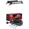 imageNilight LED Light Bar 2PCS 7Inch 18W Flood Led Off Road Lights with 12V 16AWG Wiring Harness Kit2 Lead 2 Years Warranty