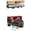 imageNilight LED Light Bar 31Inch 198W Spot Flood Combo Led Off Road Lights with 12V 5Pin Rocker Switch 14AWG Wiring Harness Kit1 Lead 2 Years Warranty