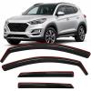 imageNilight Window Rain Guards Smoke Tint Car Window Shade for RainSnow Reduce Wind Noise Car Wash SafeHyundai Tucson 20162020