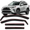 imageNilight Window Rain Guards Smoke Tint Car Window Shade for RainSnow Reduce Wind Noise Car Wash SafeToyota RAV4 20192025