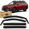 imageNilight Window Rain Guards for Subaru Outback 2020 2021 2022 2023 2024 2025 Side Window Deflectors Vent Visors Smoke Tint Reduce Wind Noise Car Wash Safe 4PCS