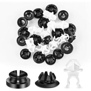 imageNilight 30PCS Hood Support Prop Rod Holder Clips Hood Prop Rod Grommet Car Hood Rod Clip 91503SS0003 Compatible with Honda Accord Odyssey Prelude Acura RDX TSX