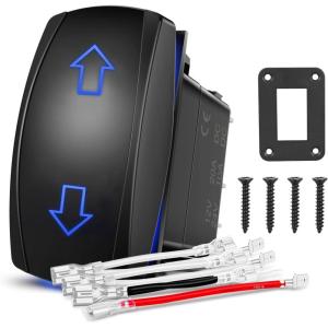 imageNilight 7 Pin Rocker Switch Jumper Wires Set for 7Pin Toggle OnOff Rocker Switch Wiring fot Automotive Polaris Ranger RZR ATV Console Switch Install 1 Set Switch Not IncludedARROWS 7PIN wpanel