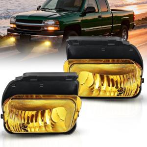 imageNilight Fog Light Assembly Compatible with 2019 2020 2021 2022 2023 Chevrolet Silverado 1500 20202023 Chevy Silverado 2500HD 3500HD Smoke Lens Driver and Passenger SideSilverado 20032006 Amber