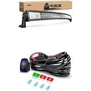 imageNilight LED Light Bar 50Inch 783W Spot Flood Combo Led Off Road Lights with 12V 5Pin Rocker Switch 12AWG Wiring Harness Kit1 Lead 2 Years Warranty