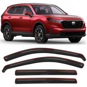 imageNilight Window Rain Guards Smoke Tint Car Window Shade for RainSnow Reduce Wind Noise Car Wash SafeHonda CRV 20232026