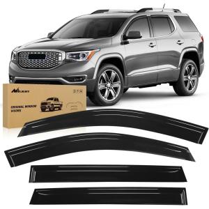 imageNilight Window Rain Guards for GMC Terrain 2010 2011 2012 2013 2014 2015 2016 2017 Window Deflectors Tapeon Vent Window Visors4 Pieces
