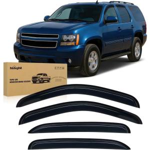 imageNilight Window Visors for Ford Edge 2015 2016 2017 2018 2019 2020 2021 2022 2023 2024 OutChannel Window Wind Deflectors Rain Guards 4PCSChevy TahoeGMC Yukon 20072014