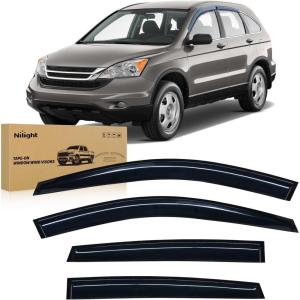 imageNilight Window Visors for Ford Edge 2015 2016 2017 2018 2019 2020 2021 2022 2023 2024 OutChannel Window Wind Deflectors Rain Guards 4PCSHonda CRV 20072011