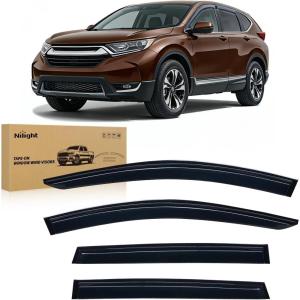imageNilight Window Visors for Ford Edge 2015 2016 2017 2018 2019 2020 2021 2022 2023 2024 OutChannel Window Wind Deflectors Rain Guards 4PCSHonda CRV 20172022