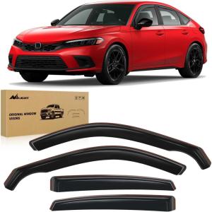 imageNilight inChannel Rain Guards for Kia Sportage 2017 2018 2019 2020 2021 2022 Vent Window Visors Original Window Deflectors4PCSHonda Civic Hatchbac 20222024