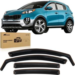 imageNilight inChannel Rain Guards for Kia Sportage 2017 2018 2019 2020 2021 2022 Vent Window Visors Original Window Deflectors4PCSKia Sportage 20172022