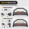 imageNilight Bull Bar with Light BarampLicense Plate Hole Compatible with Toyota 4Runner 20102024 Truck Brush Guard Front Bumper Push Bar wGrille Skid Plate Light MountFord F150 20042023