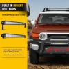 imageNilight Bull Bar with Light BarampLicense Plate Hole Compatible with Toyota 4Runner 20102024 Truck Brush Guard Front Bumper Push Bar wGrille Skid Plate Light MountToyota Fj Cruizer 20072014