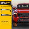 imageNilight Bull Bar with Light BarampLicense Plate Hole Compatible with Toyota 4Runner 20102024 Truck Brush Guard Front Bumper Push Bar wGrille Skid Plate Light MountToyota Tacoma 2024