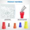 imageNilight 120PCS Yellow Wire Connectors Kit 1614 AWG Electric Wire Caps Insulating Insert Twist Electrical Wire Terminal with Spring for Connect Electrical Wiring Automotive Car Truck Boats Marine100PCS 1412 Wire Caps
