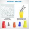 imageNilight 120PCS Yellow Wire Connectors Kit 1614 AWG Electric Wire Caps Insulating Insert Twist Electrical Wire Terminal with Spring for Connect Electrical Wiring Automotive Car Truck Boats Marine120PCS 1614 Wire Caps