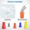 imageNilight 120PCS Yellow Wire Connectors Kit 1614 AWG Electric Wire Caps Insulating Insert Twist Electrical Wire Terminal with Spring for Connect Electrical Wiring Automotive Car Truck Boats Marine120PCS 1816 Wire Caps