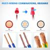 imageNilight 120PCS Yellow Wire Connectors Kit 1614 AWG Electric Wire Caps Insulating Insert Twist Electrical Wire Terminal with Spring for Connect Electrical Wiring Automotive Car Truck Boats Marine100PCS 1412 Wire Caps