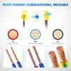 imageNilight 120PCS Yellow Wire Connectors Kit 1614 AWG Electric Wire Caps Insulating Insert Twist Electrical Wire Terminal with Spring for Connect Electrical Wiring Automotive Car Truck Boats Marine120PCS 1614 Wire Caps