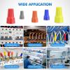 imageNilight 120PCS Yellow Wire Connectors Kit 1614 AWG Electric Wire Caps Insulating Insert Twist Electrical Wire Terminal with Spring for Connect Electrical Wiring Automotive Car Truck Boats Marine400PCS 2018 Wire Caps