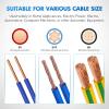 imageNilight 120PCS Yellow Wire Connectors Kit 1614 AWG Electric Wire Caps Insulating Insert Twist Electrical Wire Terminal with Spring for Connect Electrical Wiring Automotive Car Truck Boats Marine300PCS 2216 Terminals
