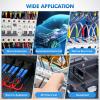 imageNilight 120PCS Yellow Wire Connectors Kit 1614 AWG Electric Wire Caps Insulating Insert Twist Electrical Wire Terminal with Spring for Connect Electrical Wiring Automotive Car Truck Boats Marine300PCS 1614 Terminals