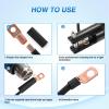 imageNilight 120PCS Yellow Wire Connectors Kit 1614 AWG Electric Wire Caps Insulating Insert Twist Electrical Wire Terminal with Spring for Connect Electrical Wiring Automotive Car Truck Boats Marine150PCS Copper Wire Lugs