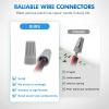 imageNilight 120PCS Yellow Wire Connectors Kit 1614 AWG Electric Wire Caps Insulating Insert Twist Electrical Wire Terminal with Spring for Connect Electrical Wiring Automotive Car Truck Boats Marine600PCS 2220 Wire Caps