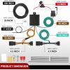 imageNilight 4 Pin Trailer Wiring Harness Kit 56478 Vehicle Standard 4 Way Connector Custom for 2014 2015 2016 2017 2018 2019 2020 2021 2022 2023 2024 Ram ProMaster 1500 2500 3500 Simple Fit Tow HitchRam ProMaster 20142024