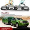 imageNilight 4 Pin Trailer Wiring Harness Kit 56478 Vehicle Standard 4 Way Connector Custom for 2014 2015 2016 2017 2018 2019 2020 2021 2022 2023 2024 Ram ProMaster 1500 2500 3500 Simple Fit Tow HitchFord 20042012MazdaLincoln 20072011