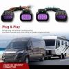 imageNilight 4 Pin Trailer Wiring Harness Kit 56478 Vehicle Standard 4 Way Connector Custom for 2014 2015 2016 2017 2018 2019 2020 2021 2022 2023 2024 Ram ProMaster 1500 2500 3500 Simple Fit Tow HitchRam ProMaster 20142024