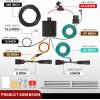 imageNilight 4 Pin Trailer Wiring Harness Kit 56478 Vehicle Standard 4 Way Connector Custom for 2014 2015 2016 2017 2018 2019 2020 2021 2022 2023 2024 Ram ProMaster 1500 2500 3500 Simple Fit Tow HitchFord Transit 20152024