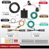 imageNilight 4 Pin Trailer Wiring Harness Kit 56478 Vehicle Standard 4 Way Connector Custom for 2014 2015 2016 2017 2018 2019 2020 2021 2022 2023 2024 Ram ProMaster 1500 2500 3500 Simple Fit Tow HitchFord Maverick 20222024