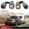 imageNilight 4 Pin Trailer Wiring Harness Kit 56478 Vehicle Standard 4 Way Connector Custom for 2014 2015 2016 2017 2018 2019 2020 2021 2022 2023 2024 Ram ProMaster 1500 2500 3500 Simple Fit Tow HitchFord Maverick 20222024
