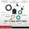 imageNilight 4 Pin Trailer Wiring Harness Kit 56478 Vehicle Standard 4 Way Connector Custom for 2014 2015 2016 2017 2018 2019 2020 2021 2022 2023 2024 Ram ProMaster 1500 2500 3500 Simple Fit Tow HitchFord Maverick 20222024