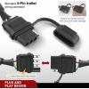 imageNilight 4 Pin Trailer Wiring Harness Kit 56478 Vehicle Standard 4 Way Connector Custom for 2014 2015 2016 2017 2018 2019 2020 2021 2022 2023 2024 Ram ProMaster 1500 2500 3500 Simple Fit Tow HitchFord Explorer 20112019