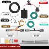 imageNilight 4 Pin Trailer Wiring Harness Kit 56478 Vehicle Standard 4 Way Connector Custom for 2014 2015 2016 2017 2018 2019 2020 2021 2022 2023 2024 Ram ProMaster 1500 2500 3500 Simple Fit Tow HitchFord Explorer 20202024Taurus 20102019