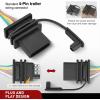 imageNilight 4 Pin Trailer Wiring Harness Kit 56478 Vehicle Standard 4 Way Connector Custom for 2014 2015 2016 2017 2018 2019 2020 2021 2022 2023 2024 Ram ProMaster 1500 2500 3500 Simple Fit Tow HitchFord Maverick 20222024