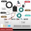 imageNilight 4 Pin Trailer Wiring Harness Kit 56478 Vehicle Standard 4 Way Connector Custom for 2014 2015 2016 2017 2018 2019 2020 2021 2022 2023 2024 Ram ProMaster 1500 2500 3500 Simple Fit Tow HitchFord Bronco Sport 20212024