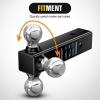 imageNilight Shackle Hitch Receiver 2Inch 45000 LBs Breaking Strength 34 D Ring Trailer Fasten Pin Heavy Duty Solid Recovery Towing Kit for Trucks Jeeps OffRoad212 hitch 3 ball
