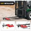 imageNilight Shackle Hitch Receiver 2Inch 45000 LBs Breaking Strength 34 D Ring Trailer Fasten Pin Heavy Duty Solid Recovery Towing Kit for Trucks Jeeps OffRoadForklift Trailer Hitch Red 43in Width
