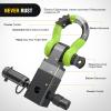 imageNilight Shackle Hitch Receiver 2Inch 45000 LBs Breaking Strength 34 D Ring Trailer Fasten Pin Heavy Duty Solid Recovery Towing Kit for Trucks Jeeps OffRoadHitch w Lock Pin Black Green