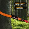 imageNilight Shackle Hitch Receiver 2Inch 45000 LBs Breaking Strength 34 D Ring Trailer Fasten Pin Heavy Duty Solid Recovery Towing Kit for Trucks Jeeps OffRoad8ft Tow Strap DRing Shackle Block